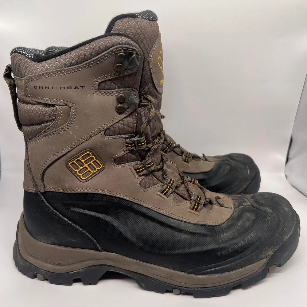 Columbia Bugaboot Plus III Omni-Heat Men 10 Techlite 200g waterproof hiking boot